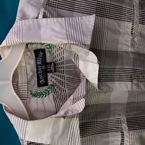 Men's short sleeve shirt. Anchor blue xxl